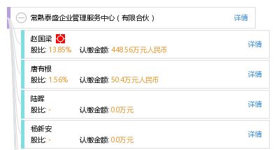 常熟泰盛企業(yè)管理服務(wù)中心（有限合伙） 專業(yè)企業(yè)管理服務(wù)解析